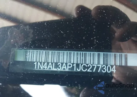 2018 Nissan Altima 2.5 Sr from USA, damaged, VIN 1N4AL3AP1JC277304